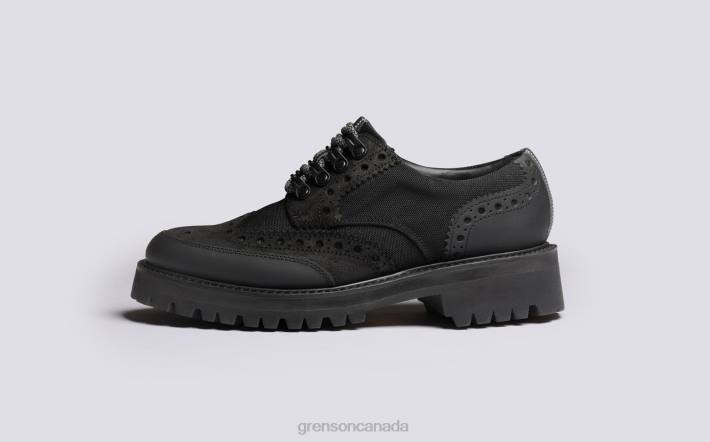 AVA TECH Black 280D332 Women Grenson Brogues Shoes