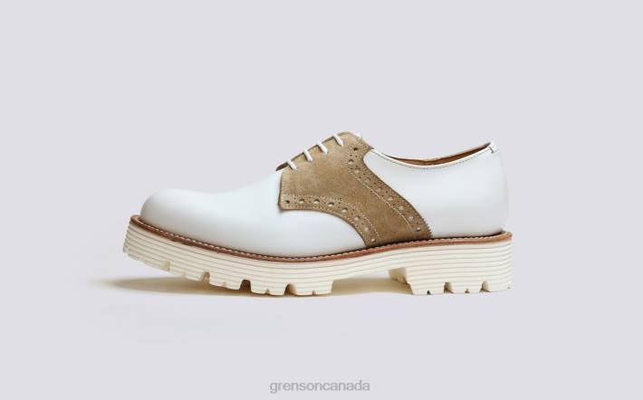 THE RACK L16 White 280D311 Women Grenson Formal Shoes