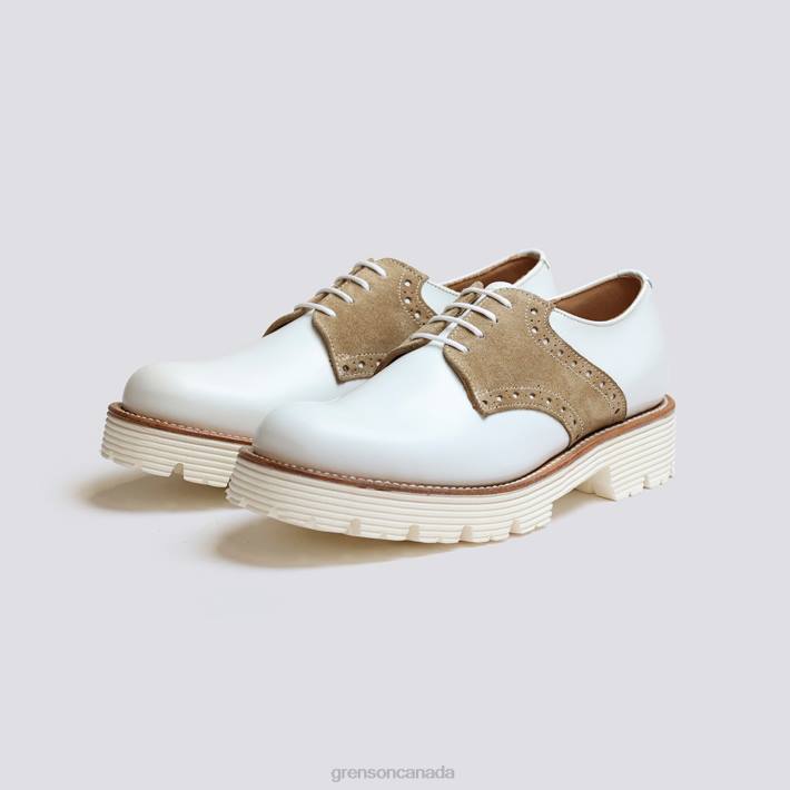 THE RACK L16 White 280D311 Women Grenson Formal Shoes