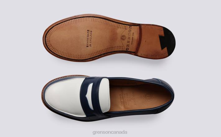 EPSOM Navy/White 280D238 Women Grenson Loafers