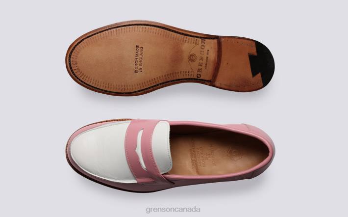 EPSOM Pink/White 280D235 Women Grenson Loafers