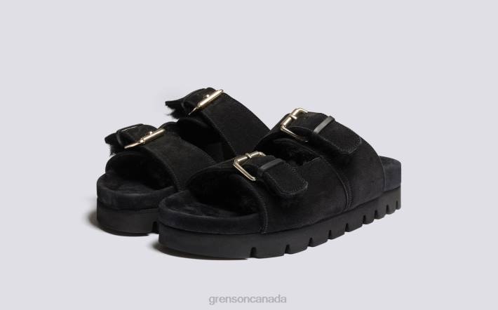 FLORA Black 280D375 Women Grenson Sandals