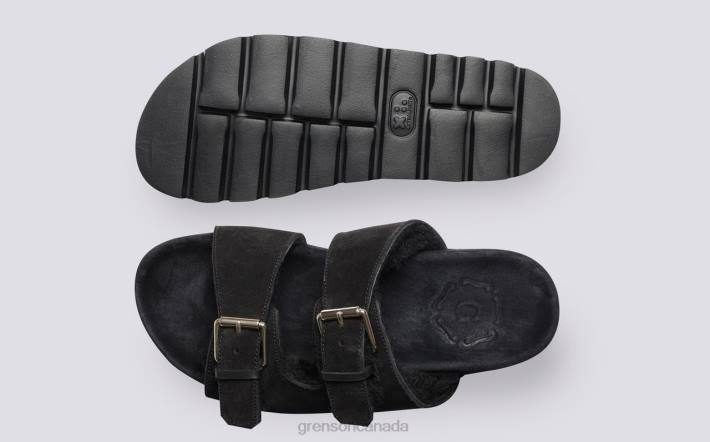 FLORA Black 280D375 Women Grenson Sandals