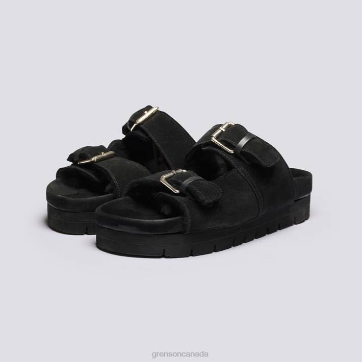 FLORA Black 280D375 Women Grenson Sandals