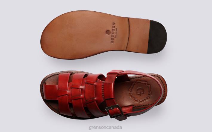 QUEENIE Red 280D379 Women Grenson Sandals