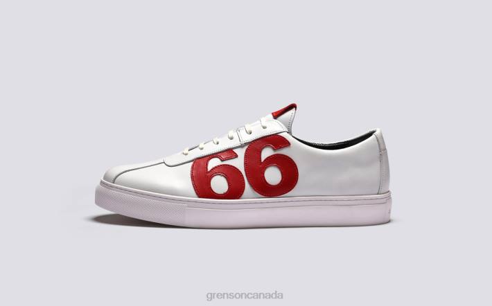 M.I.E. '66' White/Red 280D336 Women Grenson Sneakers