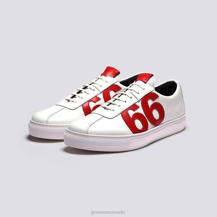 M.I.E. '66' White/Red 280D336 Women Grenson Sneakers