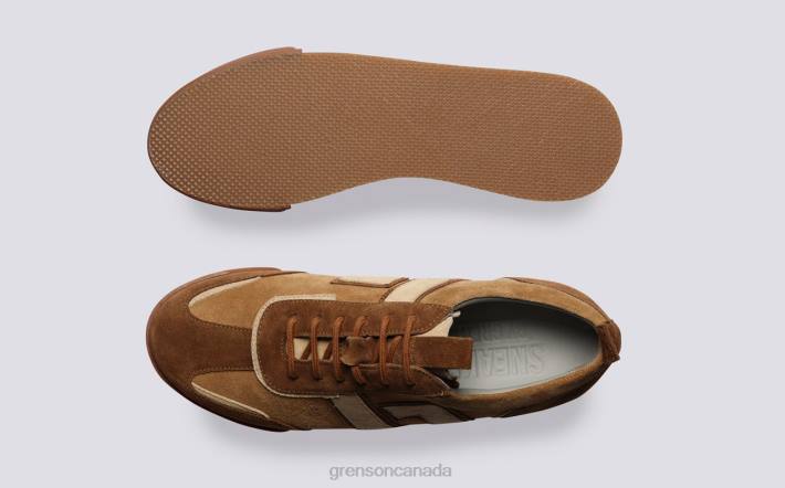 SNEAKER 51 + Coffee/Cream 280D362 Women Grenson Sneakers