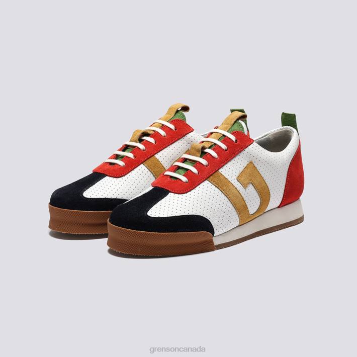 SNEAKER 51 Red/Green/White 280D347 Women Grenson Sneakers