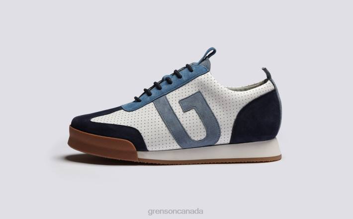 SNEAKER 51 White/Blue 280D344 Women Grenson Sneakers