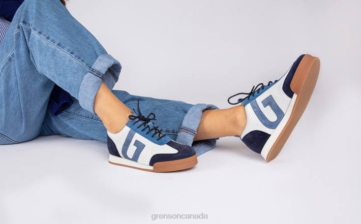 SNEAKER 51 White/Blue 280D344 Women Grenson Sneakers