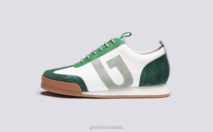 SNEAKER 51 White/Green 280D361 Women Grenson Sneakers