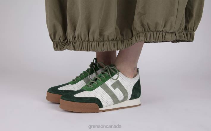 SNEAKER 51 White/Green 280D361 Women Grenson Sneakers