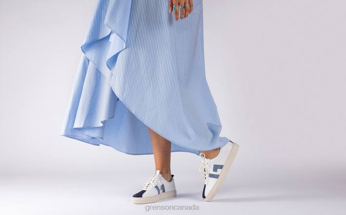 SNEAKER 67 White/Blue 280D352 Women Grenson Sneakers