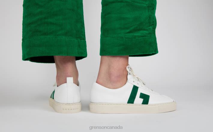 SNEAKER 67 White/Green 280D354 Women Grenson Sneakers
