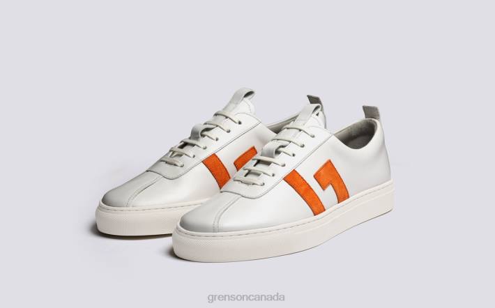 SNEAKER 67 White/Orange 280D353 Women Grenson Sneakers