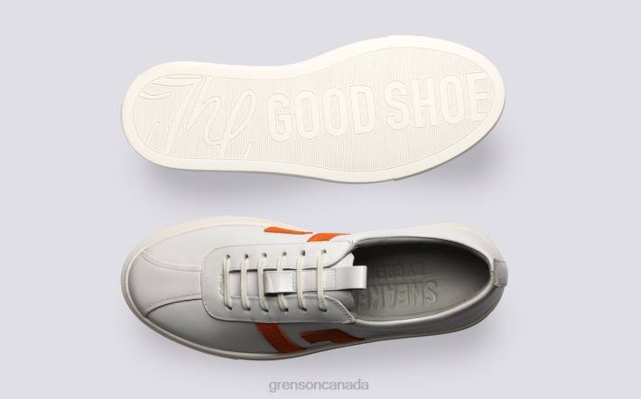 SNEAKER 67 White/Orange 280D353 Women Grenson Sneakers